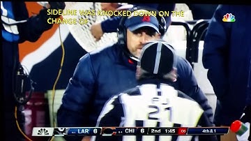 Official timeout cause Matt Nagy chaos Bears/Rams