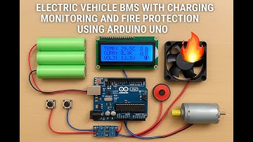 HVS-4591.EV BMS with Charger Monitoring and Fire Protection using Arduino UNO.