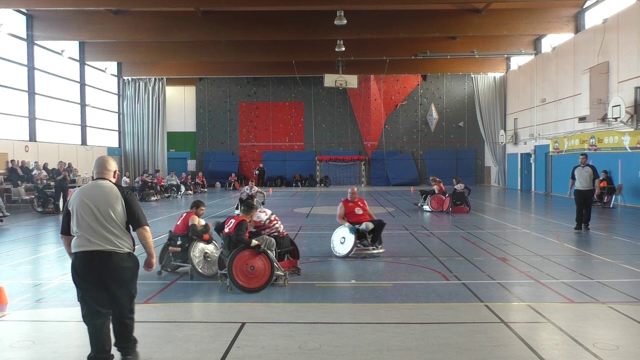 Match de Rugby Fauteuil (Quad Rugby) Toulon Toulouse/Auterive YouTube