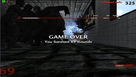 Cod WAW custom map murdah Second place World Record (Round 69)