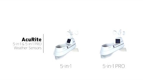 AcuRite 5-in-1 Weather Sensor & 5-in-1 PRO Weather Sensor