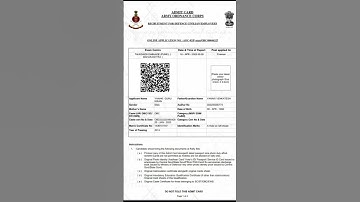 AOC fireman admit card 2023 download #aocfireman