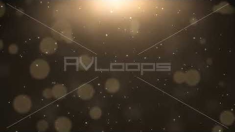 Beautiful Gold Dust Particle Glitter Sparkles and Magic Shiny Bokeh - IncrediVFX - AVloops