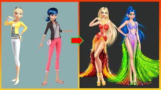 Miraculous Ladybug: Chloe's Stunning Transformation for the Grand Gala #glowup