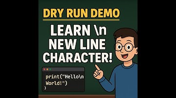 Dry Run in C: Learn New Line Character \n Easily with Example | C Programming for Beginners