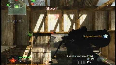 Modernwarfare 2 CTF Overgrown Intervention (Gameplay/Commentary)