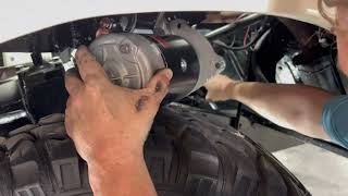 How to remove starter from series II A