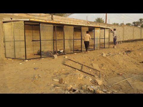 عمل اقفاص للطيور والدجاج في منطقة الراشديه