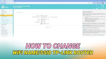 How To Change Wifi Name TP Link Router | TP Link Wifi Name Change