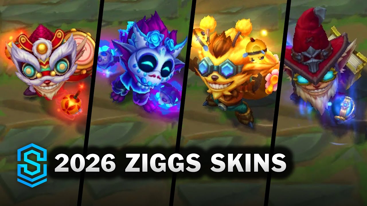 All Ziggs Skins 2026 - YouTube