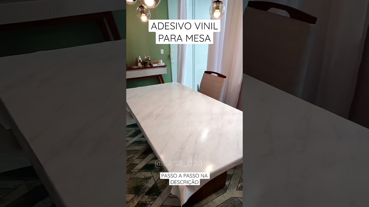 ADESIVO VINIL AUTOCOLANTE PARA MESA #trends #home #design #decoração