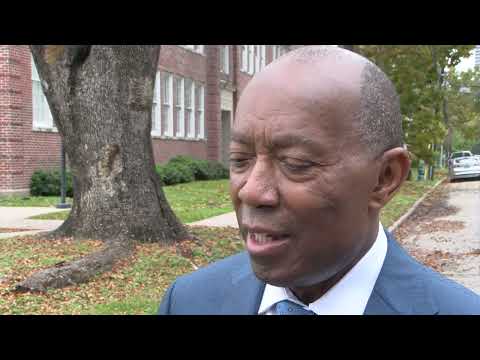 Mayor Sylvester Turner attends the Gregory School State Historical Marker Unveiling