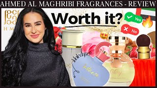 #chattyReviews 💥 Trying out 4 AHMED AL MAGHRIBI fragrances - INSTANCE, GLORY, MISKI &amp; ROSE CRUSH