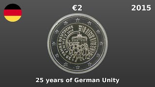 Germany 2015  - 2 Euro Coin - 25 years of German Unity (D)