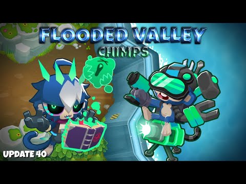 Flooded Valley CHIMPS Black Border Guide ft. MAX Level Corvus the Spirit Walker! + Bug (BTD6)