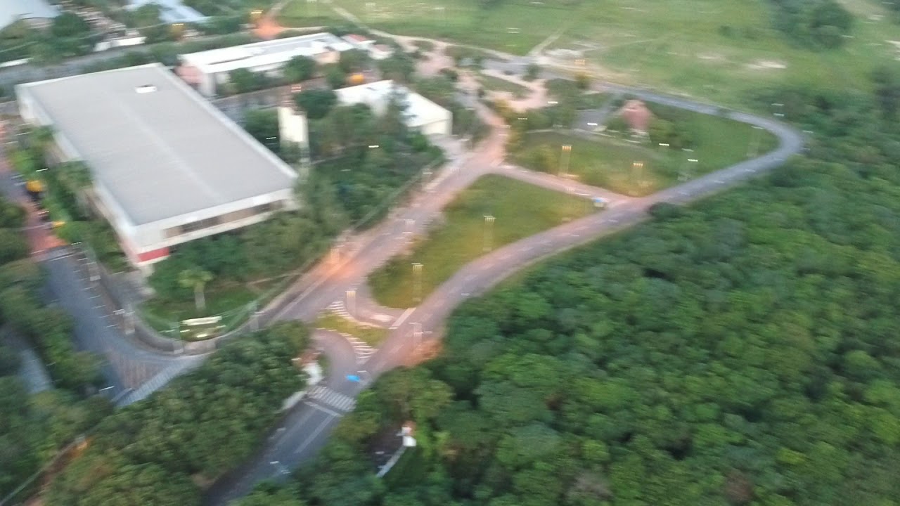 Quarentena Visita de Drone ao Centro