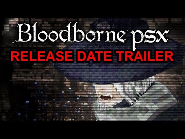 I'd play this Bloodborne PSone demake