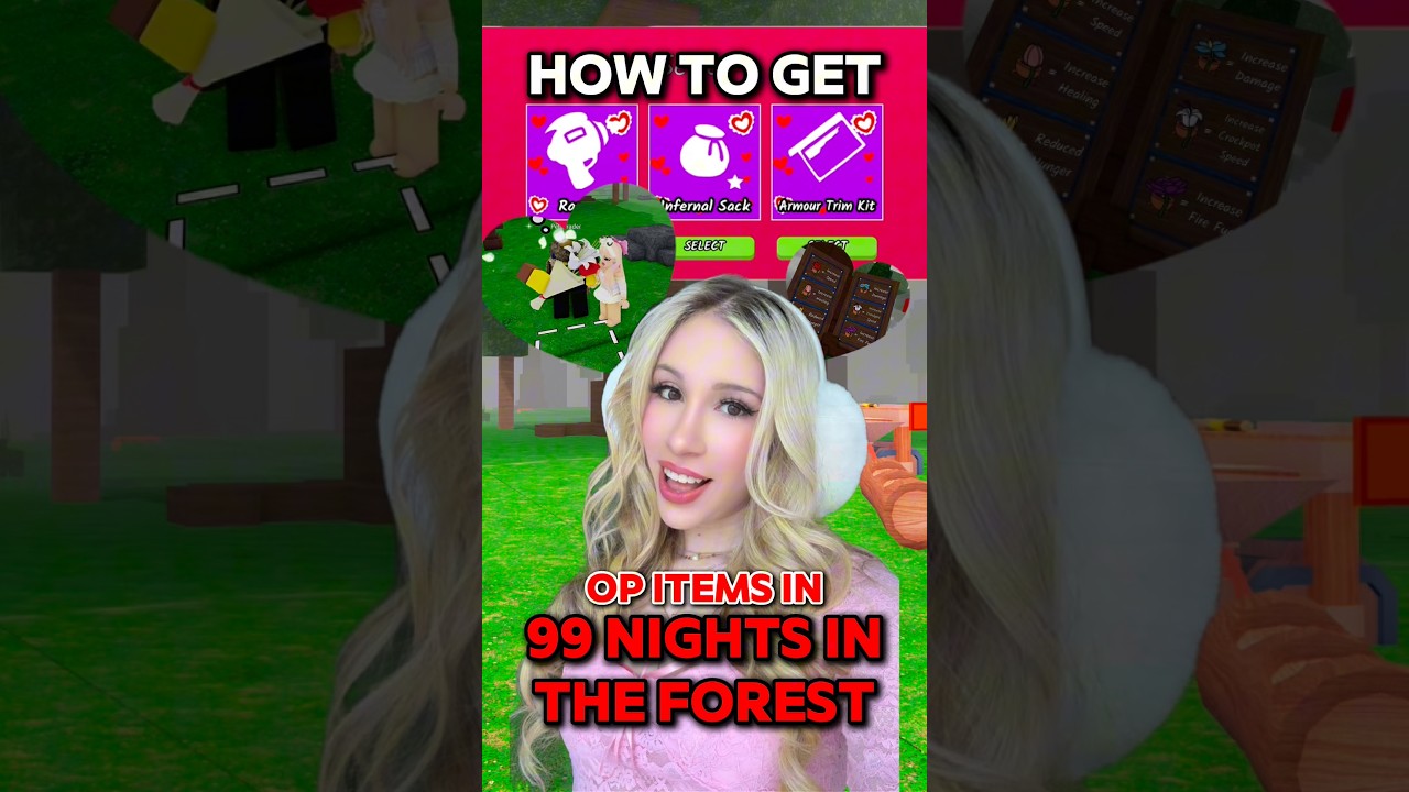 How To Get “MOST OP” ITEMS in VALENTINE’S UPDATE in 99 NIGHTS in the FOREST! ❤️🩷🌳