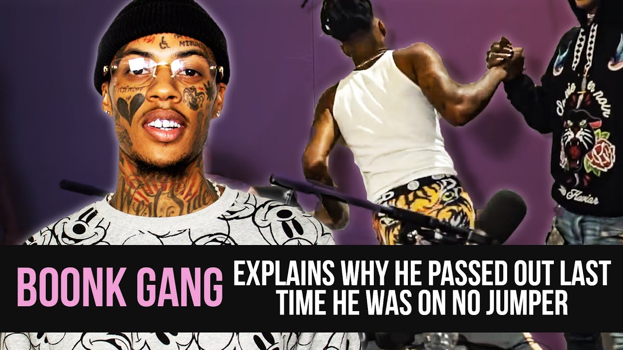 Boonk explains why he passed out last time he was on No Jumper