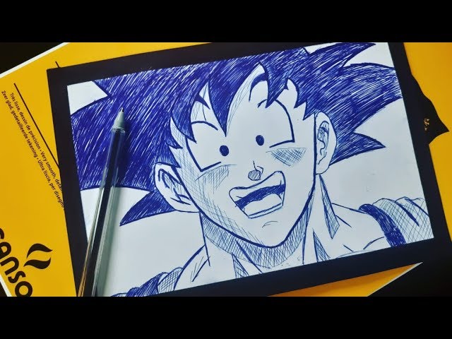 Desafio desenhar o Goku instinto superior só com um traço sem tirar a  caneta do papel #desafio #art #arts #dibujos #desenho #draw