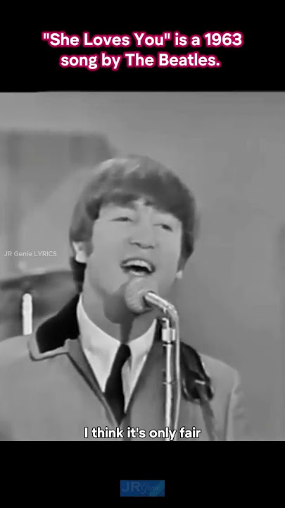 The Beatles - SHE LOVES YOU - The Ed Sullivan Show - February 16, 1964 - The Beatles