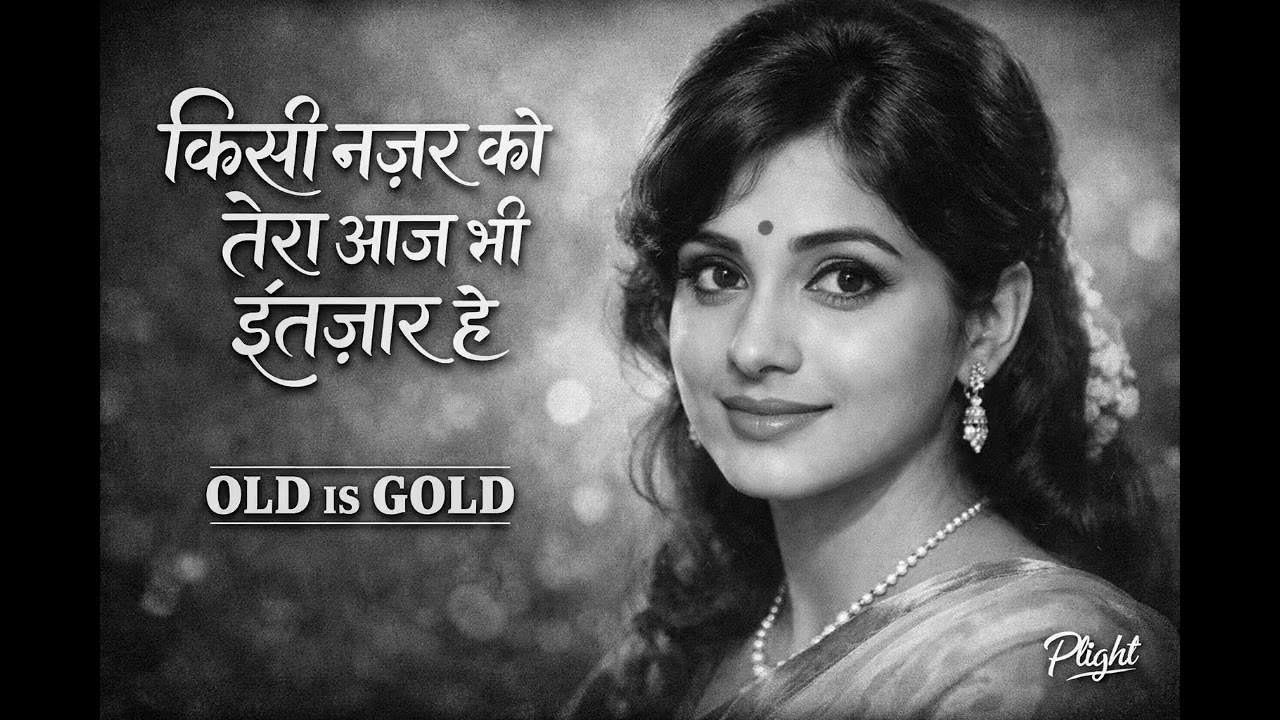 किसी नज़र को तेरा आज भी इंतज़ार है – 1970s Classic Romantic Song – Plight