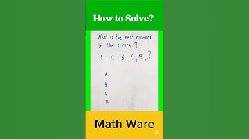 What is the next number?  #shorts #math #series