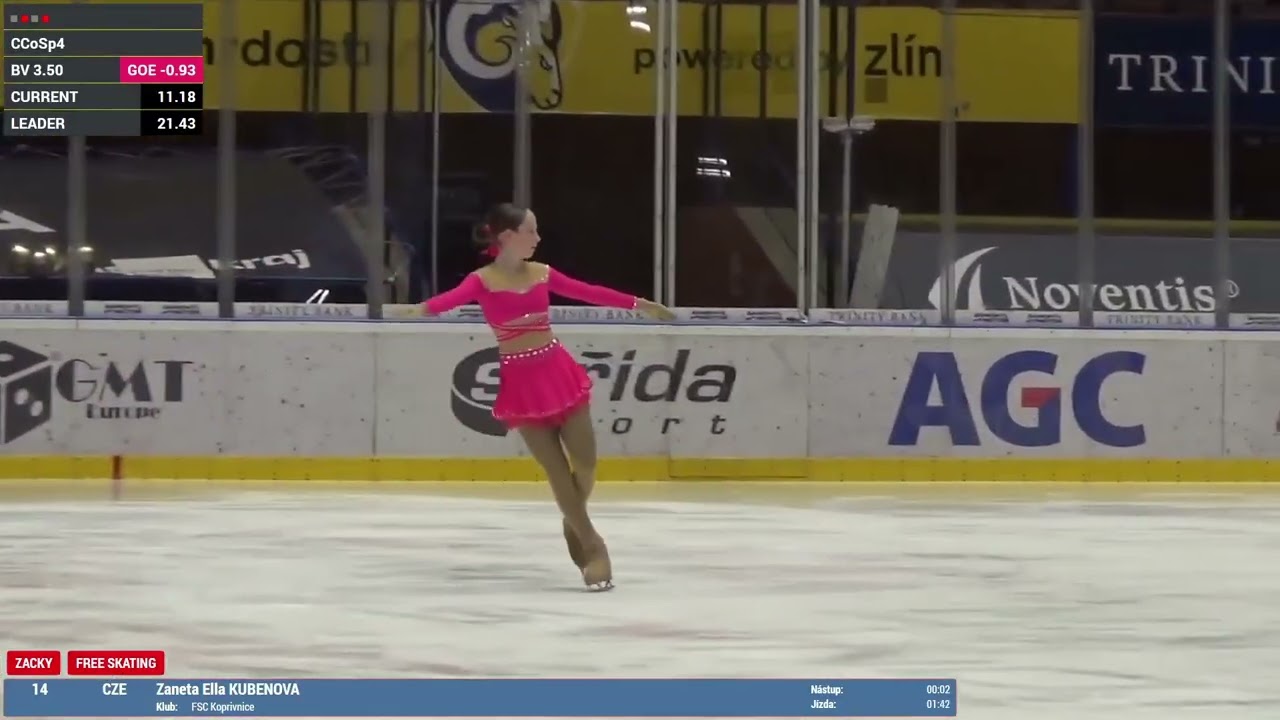 VC Zlín  Žaneta Ella Kuběnová Žačky Volná jízda