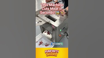 Deze machine snijdt vlees in seconden! 😱⚡ #shorts #kort #viraal #viralevideo