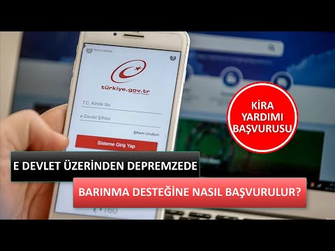 DEPREMZEDE KİRA YARDIMI BAŞVURUSU NASIL YAPILIR? Afetzede Barınma Desteği Başvurusu!