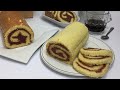 Como fazer bolo de rolo suíço / Receita básica de bolo de rolo / Bolo fácil de rolo