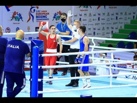 TBILISI 09-07-2021 (52kg) BOXING Semifinals DAVIT JAPARIDZE მესამე გამარჯვება ევროპის ჩემპიონატზე.