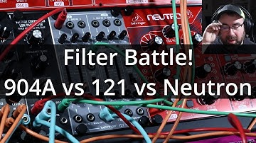Filter Shootout! Behringer 904A vs 121 Dual Filter vs Neutron