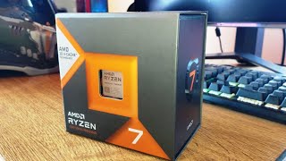 【箱未開封品】Ryzen7 7800x3d AMD Ryzen 7 7800X3D, 8-Core Socket AM5 120W Processor with Radeon
