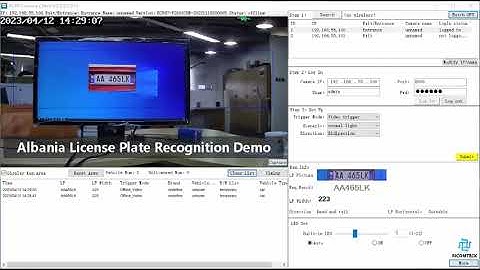Albania ANPR Automatic Number Plate Recognition Demo LPR Cameras for Parking Security Effectively