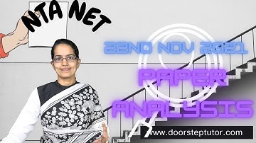 NTA NET Paper 1 Analysis: 22nd Nov 2021 Morning Shift 1| Most Topics from Examrace YouTube Videos