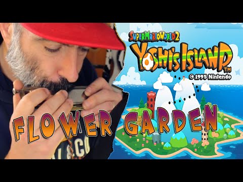 Koji Kondo - Super Mario World 2:Yoshi's Island - Flower Garden by @banjoguyollie