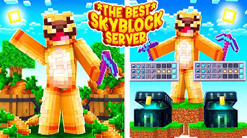 *NEW* The Best Skyblock Server for Minecraft Bedrock & Java Edition (MCPE, Android, IOS, Xbox One)
