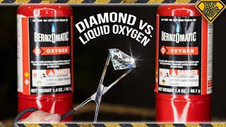Melting Diamonds with Oxygen