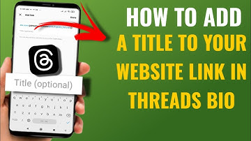 How to Add a Title to Your Website Link in Threads Bio | English