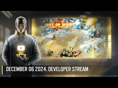 WINTER BROADCAST! DEVELOPER STREAM ART OF WAR 3 RTS 06.12 - YouTube