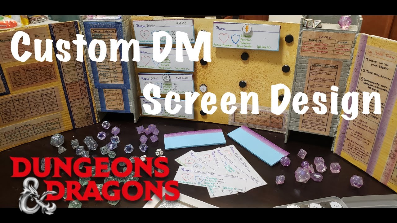 Custom DM Screen - YouTube