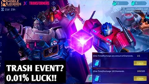 MLBB TRANSFORMERS EVENT PHASE 2 (UNLUCKY DRAWS)
