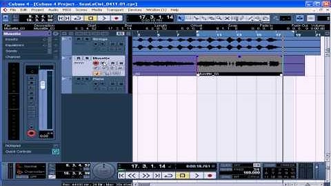 Cubase Video Tutorial - Lesson 30:  Punch In Out
