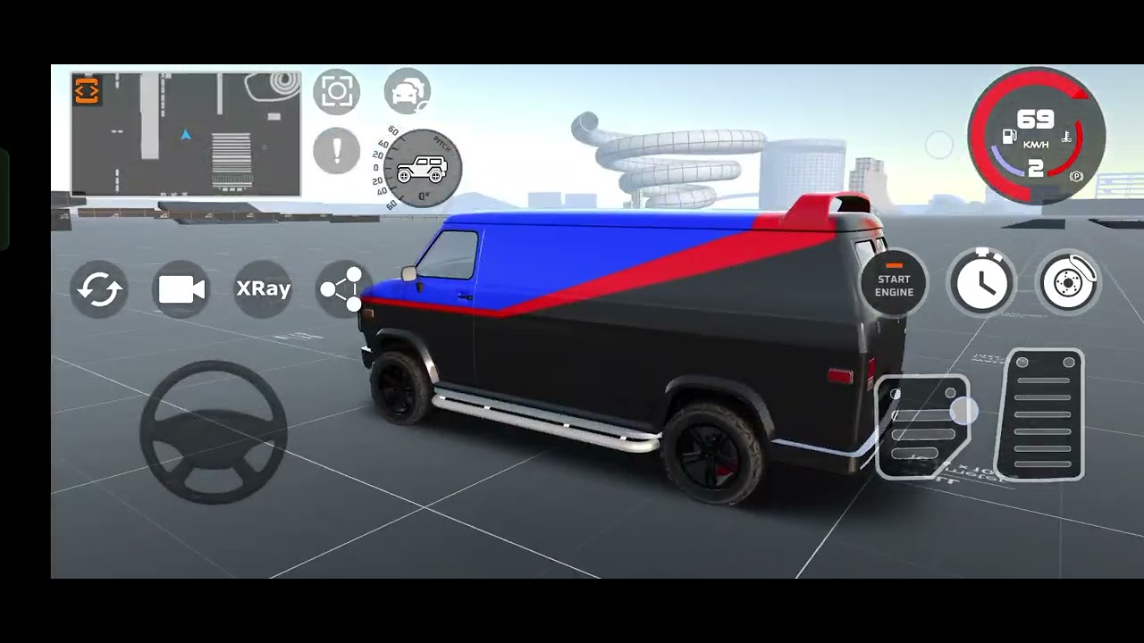 Caravan extreme crash