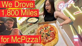 McPizza Review! We Went To The LAST McDonald's That Serves McPizza and Pasta!