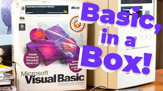 Unboxing a Copy of Windows NT and Visual Basic!