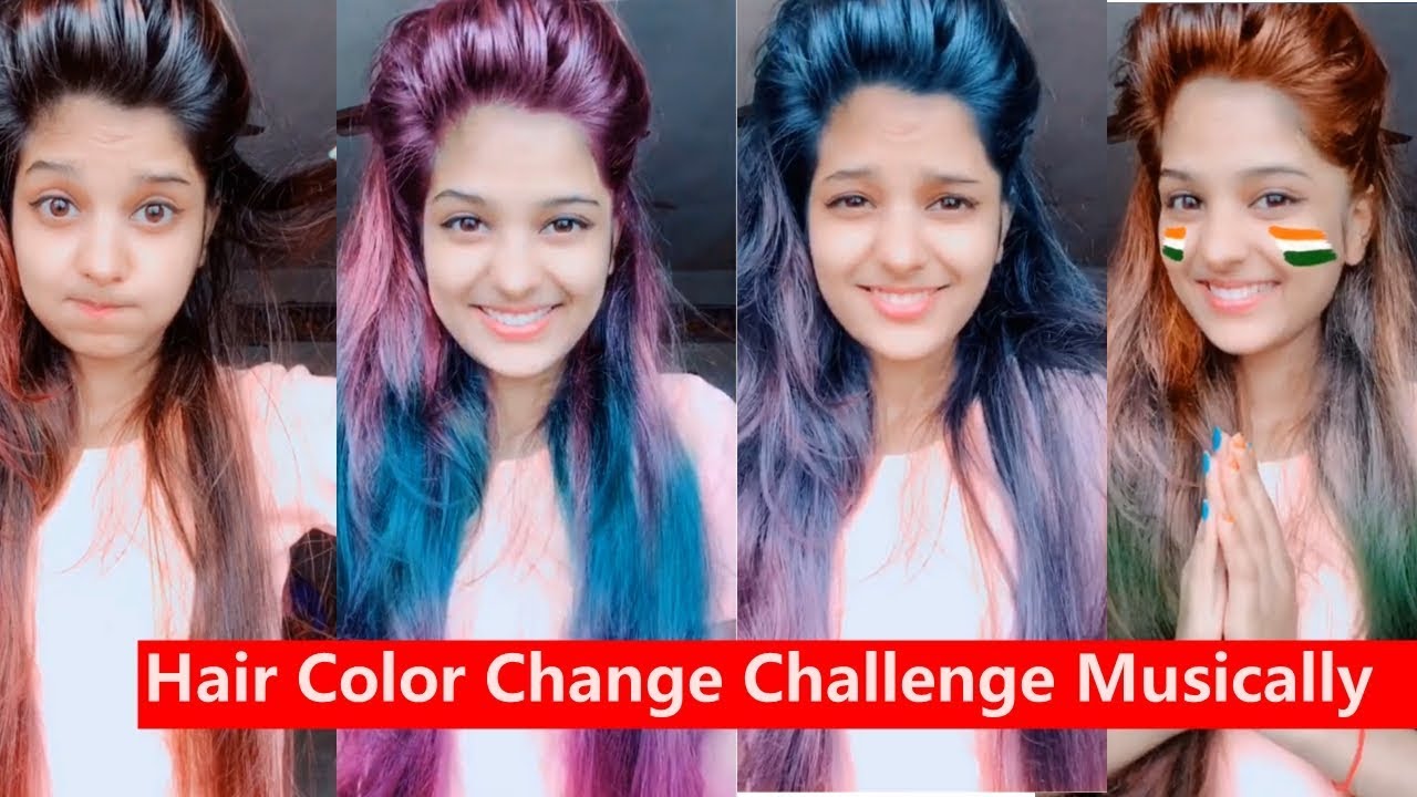 Hair color change