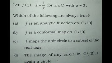 Solved question of csir net exam dec 2012 part-C ( complex analysis )