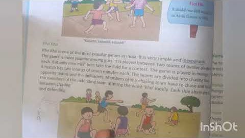 KABADDI AND KHO KHO || CLASS 5 || EVS ||CHAPTER 2 : GAMES AND MARTIAL ARTS ||READING AND EXPLANATION